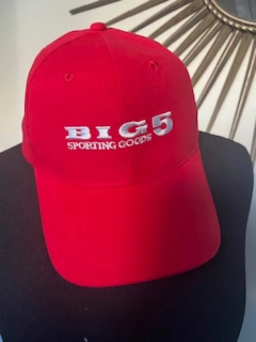 🧡3/15 BIG 5 Sporting Goods Red Cap Unisex One Size (but fits S/M best)
